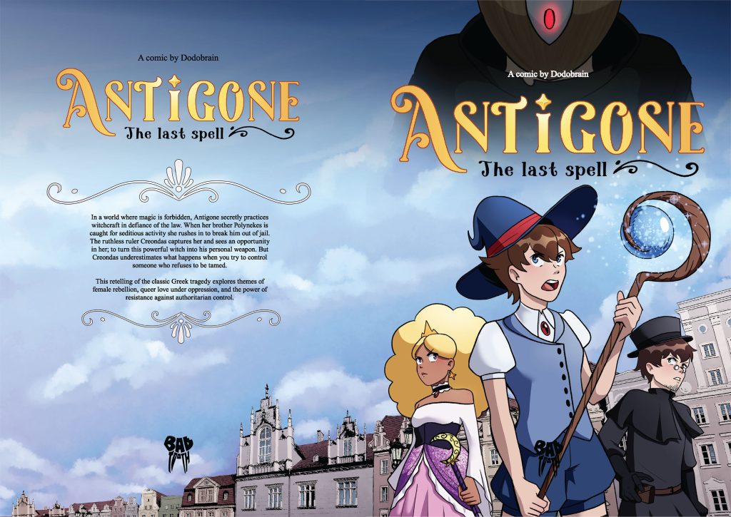 Antigone, The last spell — εξώφυλλο comic