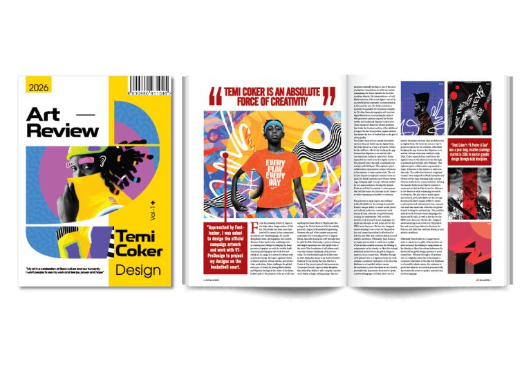 Art Review editorial spread, Temi Coker — Γιώργος Ταργαζίκης